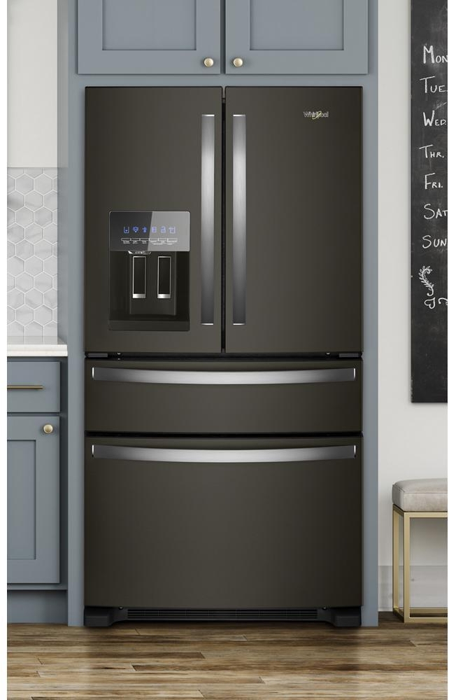 Whirlpool WRMF3636RV Fingerprint-Resistant Black Stainless Steel