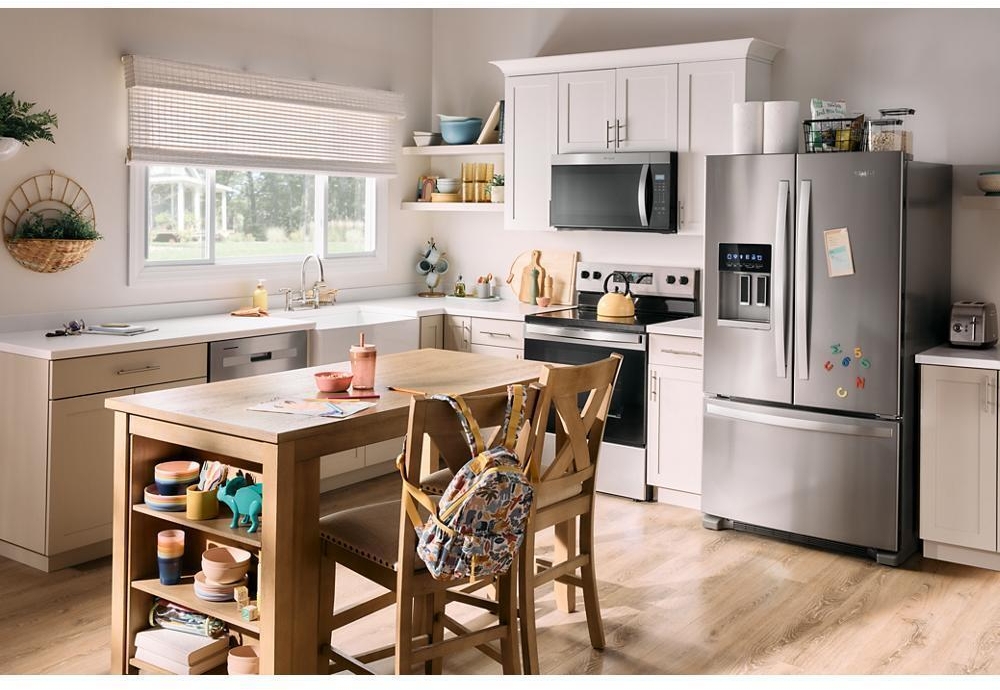 Whirlpool French Door Fridge (WRFF3436RZ) - Fingerprint Resistant Stainless Steel Whirlpool French Door Fridge (WRFF3436RZ) - Fingerprint Resistant Stainless Steel