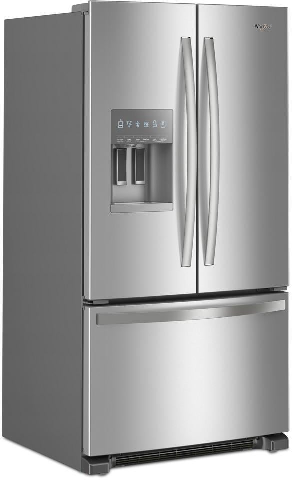 Whirlpool WRFF3436RZ 36 Inch, 25.2 Cu. Ft., Full-Depth, French Door Bot...