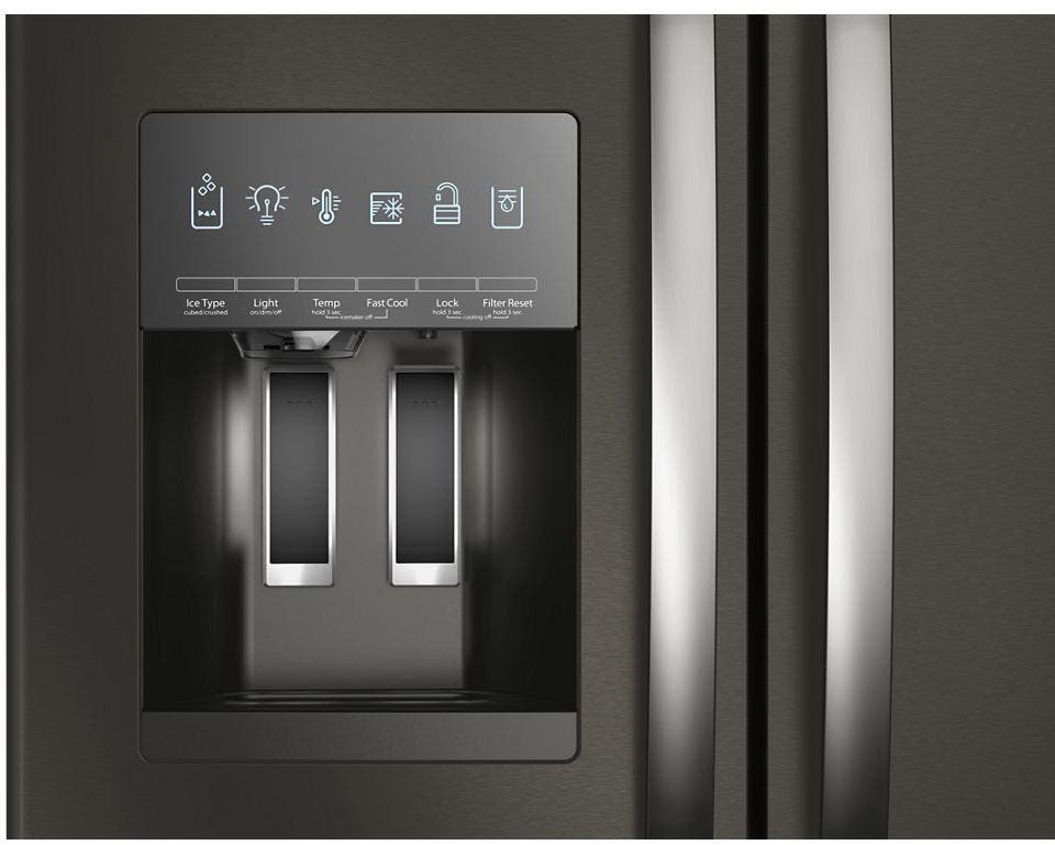 Whirlpool WRFF3436RV Fingerprint-Resistant Black Stainless Steel