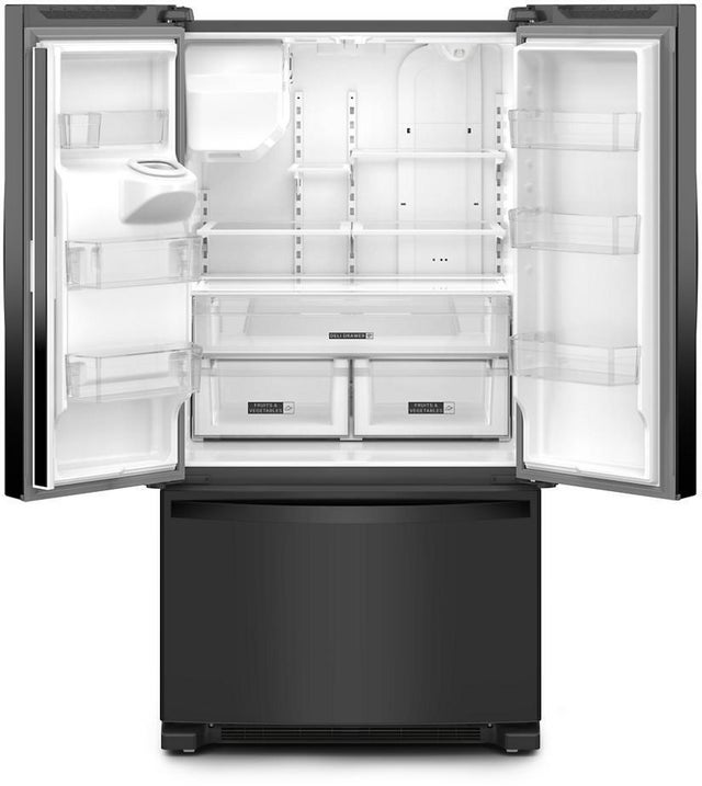 Whirlpool WRFF3436RB 36 Inch, 25.2 Cu. Ft., Full-Depth, French Door Bot...