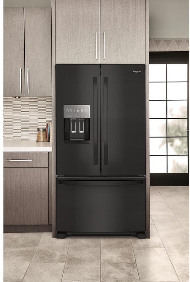 Whirlpool WRFF3436RB 36 Inch, 25.2 Cu. Ft., Full-Depth, French Door Bot...