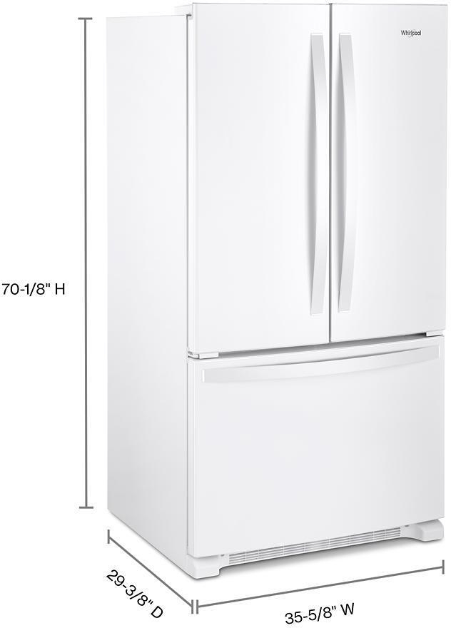 Whirlpool WRFF3236RW White