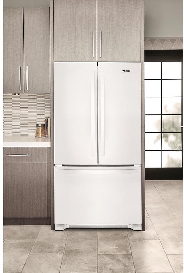 Whirlpool WRFF3236RW 36 Inch, 25.2 Cu. Ft., Full-Depth, French Door Bot...