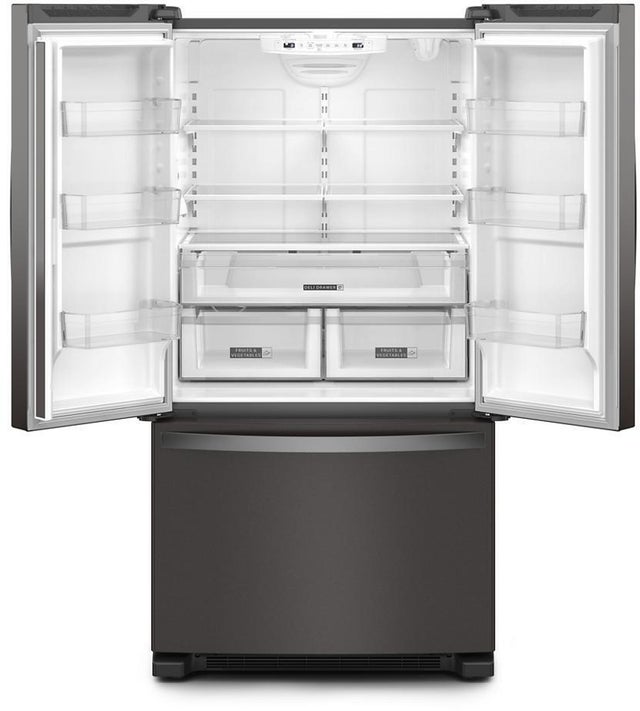 Whirlpool WRFF3236RV 36 Inch, 25.2 Cu. Ft., Full-Depth, French Door Bot...