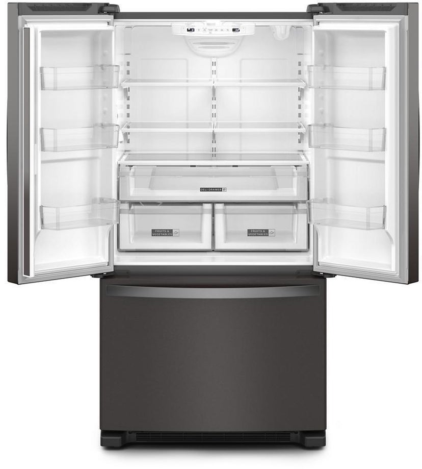 Whirlpool WRFF3236RV 36 Inch, 25.2 Cu. Ft., Full-Depth, French Door Bot...