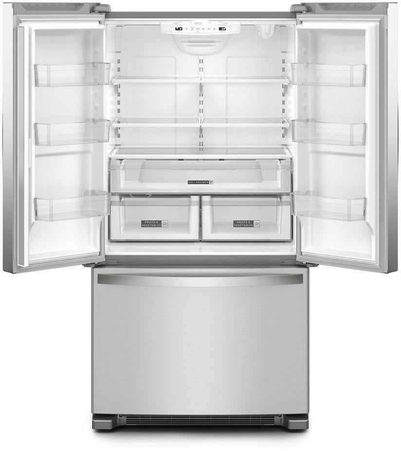 Whirlpool WRFF3036RZ 36 Inch, 25.2 Cu. Ft., Full-Depth, French Door Bot...