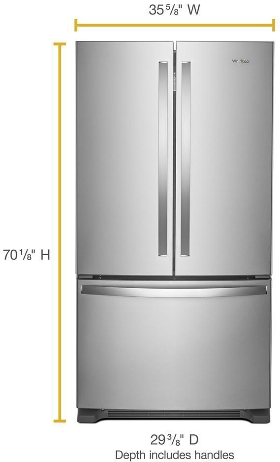 Whirlpool WRFC2036RZ Stainless Steel