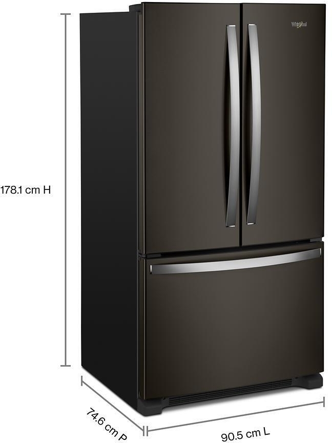 Whirlpool WRFC2036RV Black Stainless Steel