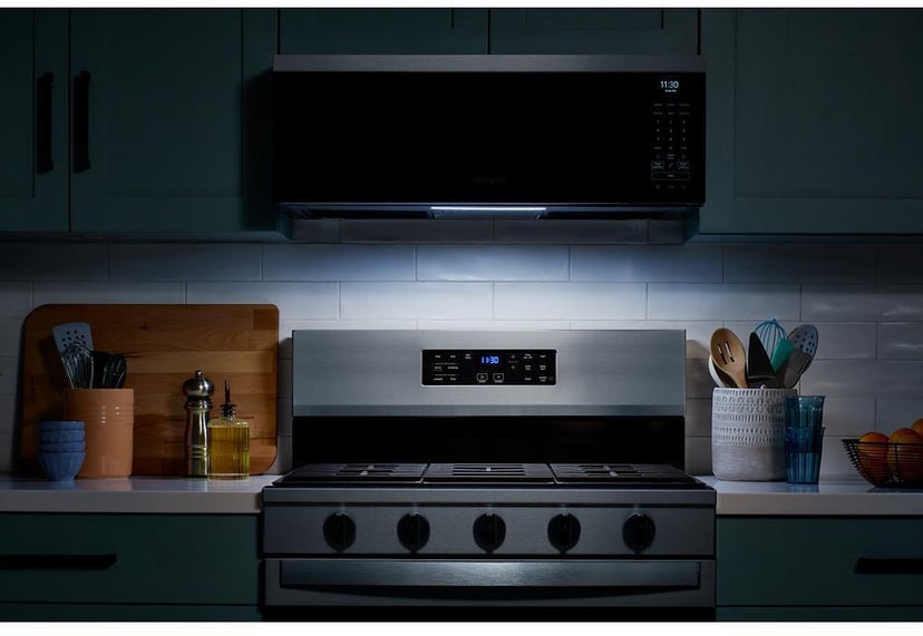 Whirlpool WMML5530RZ 1.1 Cu. Ft. Low Profile Microwave Hood Combination...