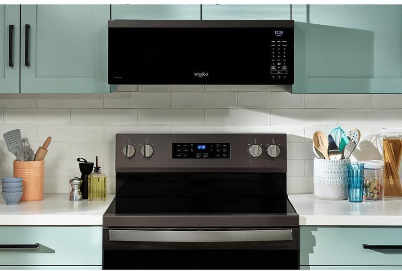 Whirlpool WMML5530RV 1.1 Cu. Ft. Low Profile Microwave Hood Combination...