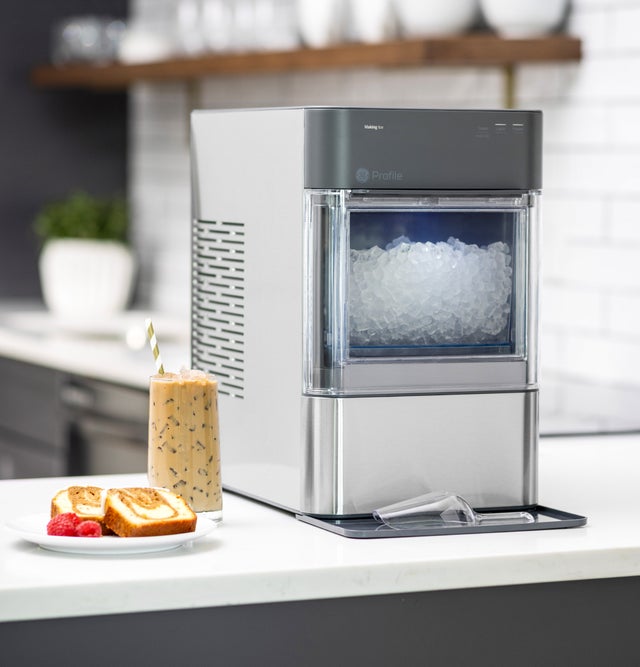 GE XPIO23SCSS Opal 2.0 Nugget Ice Maker: Stainless Steel