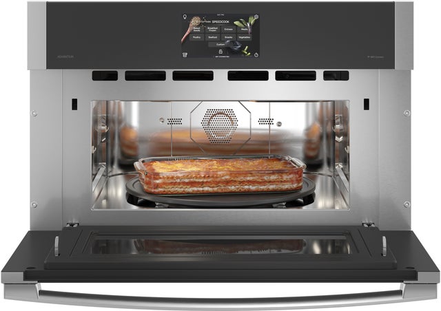 GE PSB9240SVSS 30 Inch Single Electric Smart Wall Oven with 1.7 c...