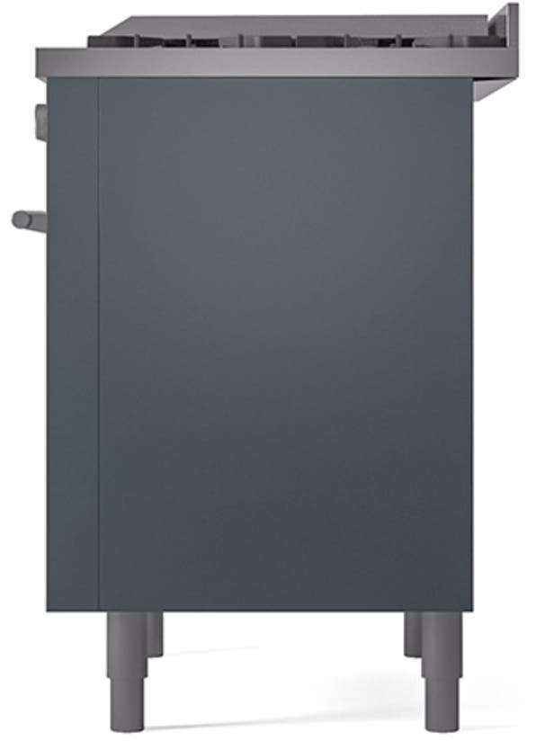 Ilve UP36FQMPBGLP Blue Grey With Satin Trim, Lp
