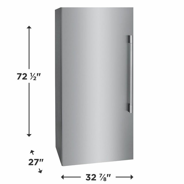 Frigidaire PRDF1922AF Single-Door Freezer: Stainless Steel