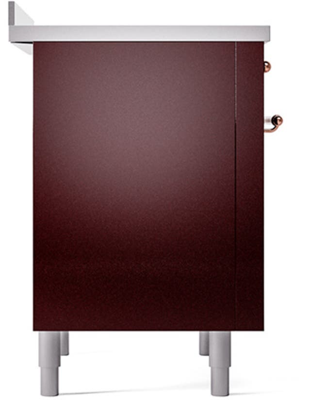 Ilve UNI366QNMPBUP Burgundy With Copper Knobs