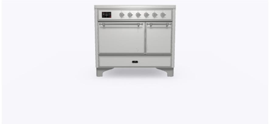 Ilve UMDI10QNS3SSC Stainless Steel W/ Chrome Trim