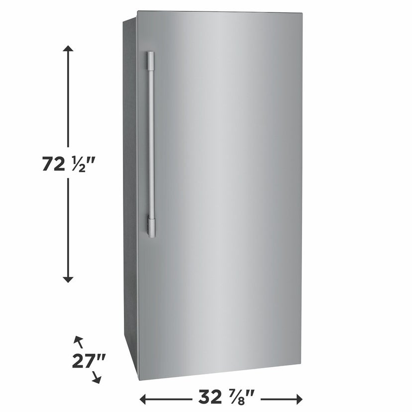 Frigidaire PRDA1922AF Single-Door Freezer: Stainless Steel