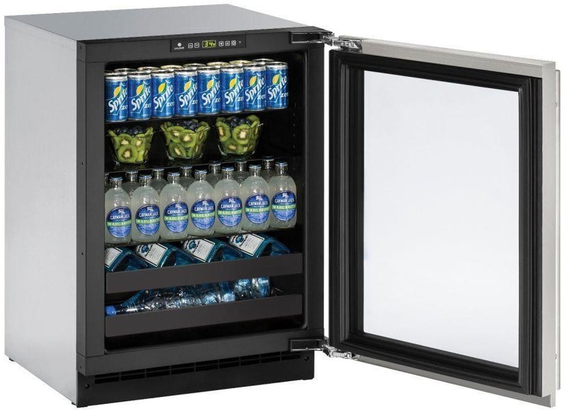 U-Line U2224BEVS00B 24" 2000 Series Beverage Center : Stainless Steel ...