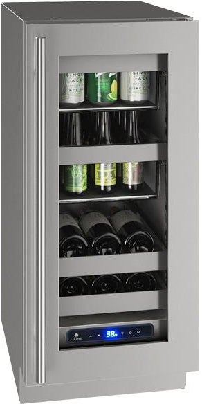 U-Line UHBV515SG01A Beverage Center 15" 115v: Stainless Steel Frame