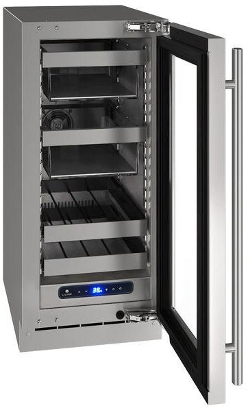 U-Line UHBV515SG01A Beverage Center 15" 115v: Stainless Steel Frame