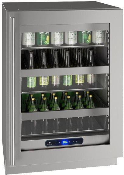 U-Line UHRE524SG01A Stainless Steel, Reversible Hinge