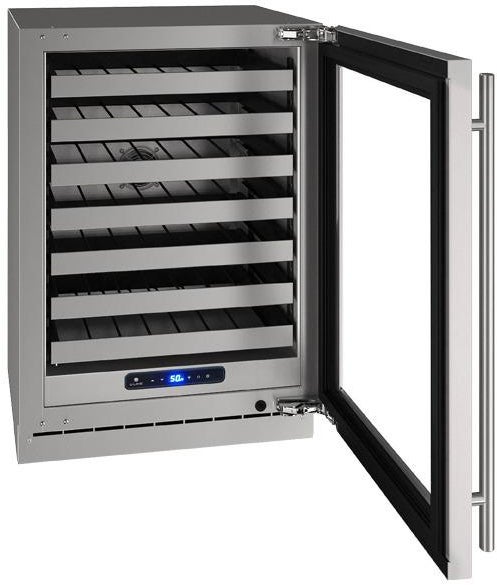 U-Line UHWC524SG01A 24 Inch Full Depth Cooler with Digital Touch Pad, ...