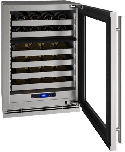 U-Line UHWD524SG41A Wine Captain 24" Dual Zone: Stainless Steel Frame,...