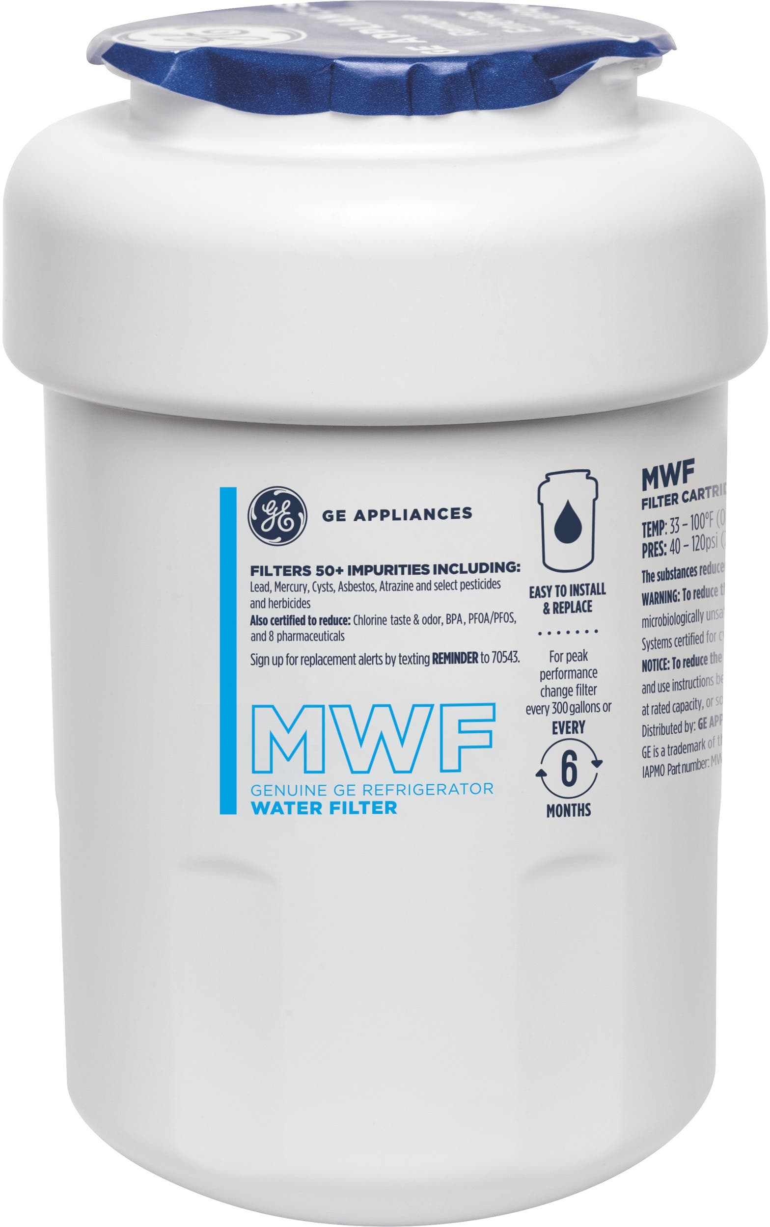 GE MWF White