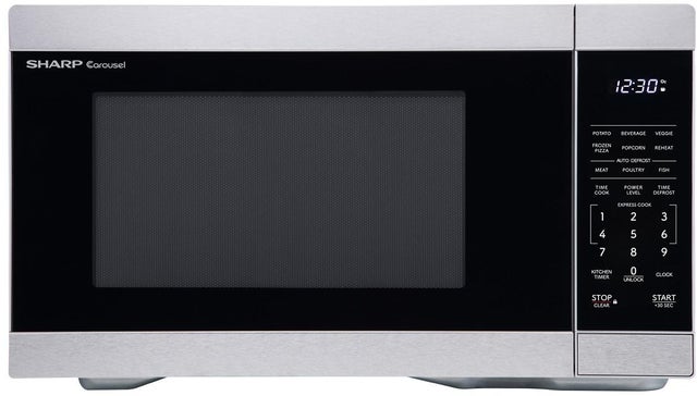 Sharp SMC1162KS 1.1 Cu. Ft. Countertop Microwave Oven, 1000W: Stai...