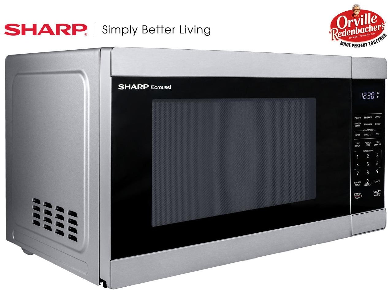 Sharp SMC1162KS 1.1 Cu. Ft. Countertop Microwave Oven, 1000W