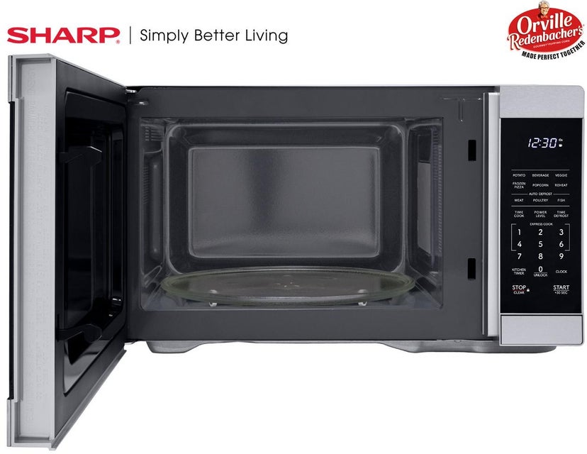 Sharp SMC1162KS 1.1 Cu. Ft. Countertop Microwave Oven, 1000W: Stai...