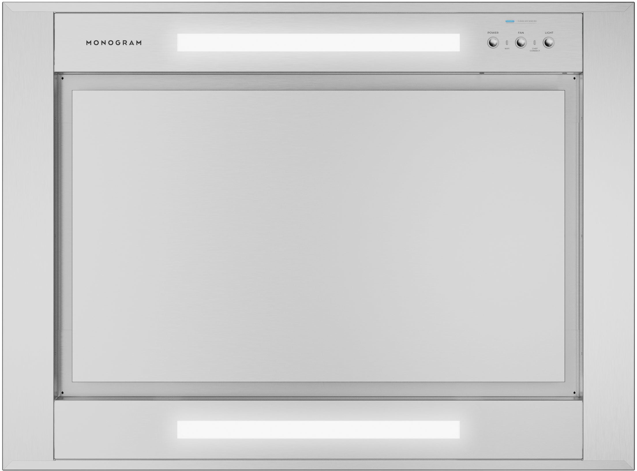 Monogram ZVIS361SRSS 36 Inch Island Mount Smart Range Hood