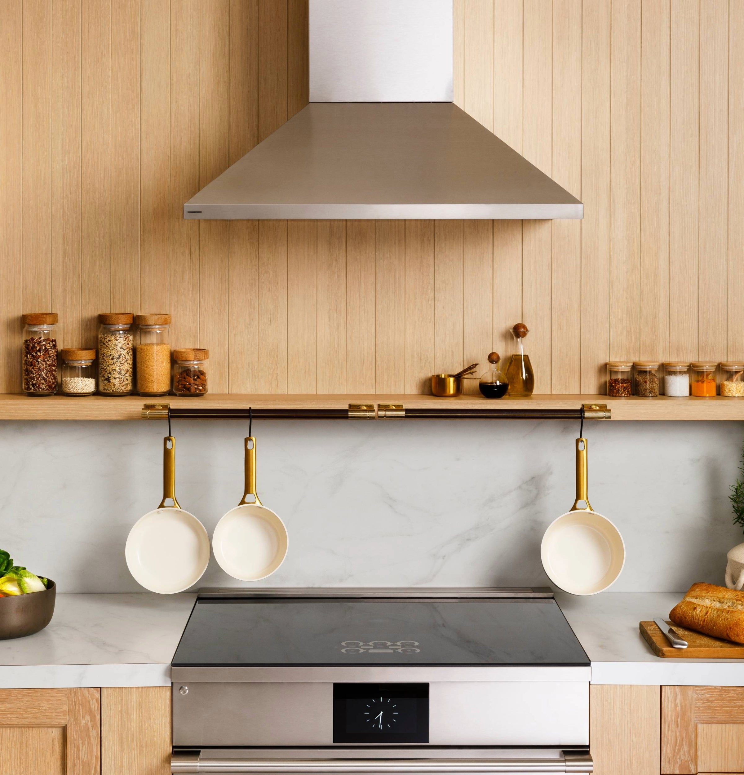 Monogram ZVIS361SRSS Island Pyramid Chimney Vent Hood