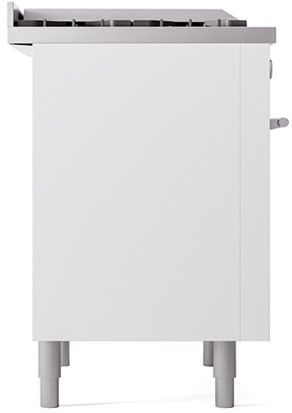 Ilve UP36FQMPWHLP White With Satin Trim, Lp