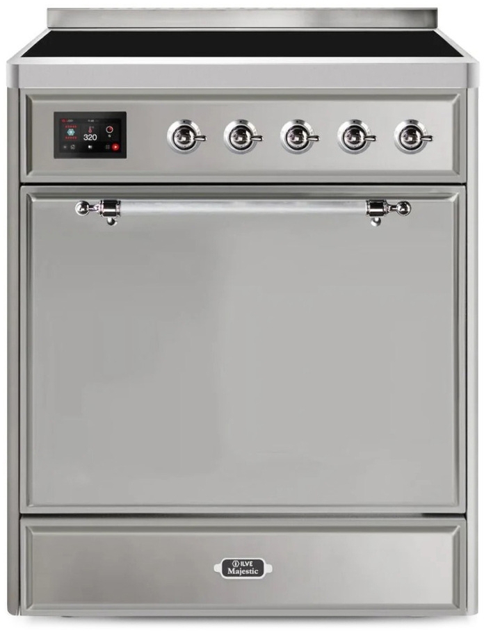 Ilve UMI30QNE3SSC Stainless Steel W/ Chrome Trim