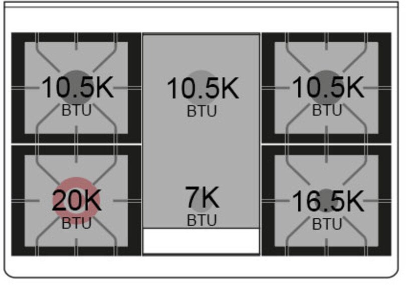 Ilve UMD10FDNS3SSPLP 40" Dual Fuel Freestanding Range w/ 6 Sealed Burne...