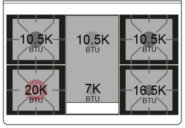 Ilve UMD10FDQNS3RAG 40" Dual Fuel Freestanding Range w/ 6 Sealed Burne...