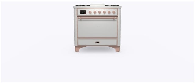 Ilve UM09FDQNS3SSPLP 36" Dual Fuel Freestanding Range w/ 6 Sealed Burne...