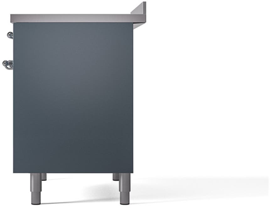 Ilve UPDI406QNMPBGC Blue Grey With Chrome Trim