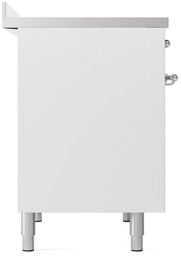 Ilve UPDI406QNMPWHC White With Chrome Trim