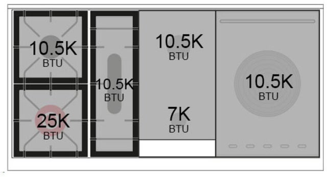 Ilve UP48FSQNMPMGB Nostalgie 48 Inch Dual Fuel Range with 5 Sealed Bu...