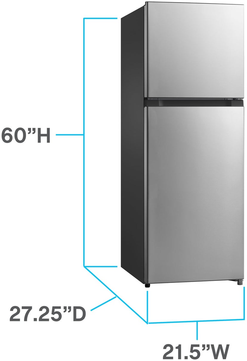 Avanti FF1010D0W 10.1 Cu. Ft Top Freezer Refrigerator: White