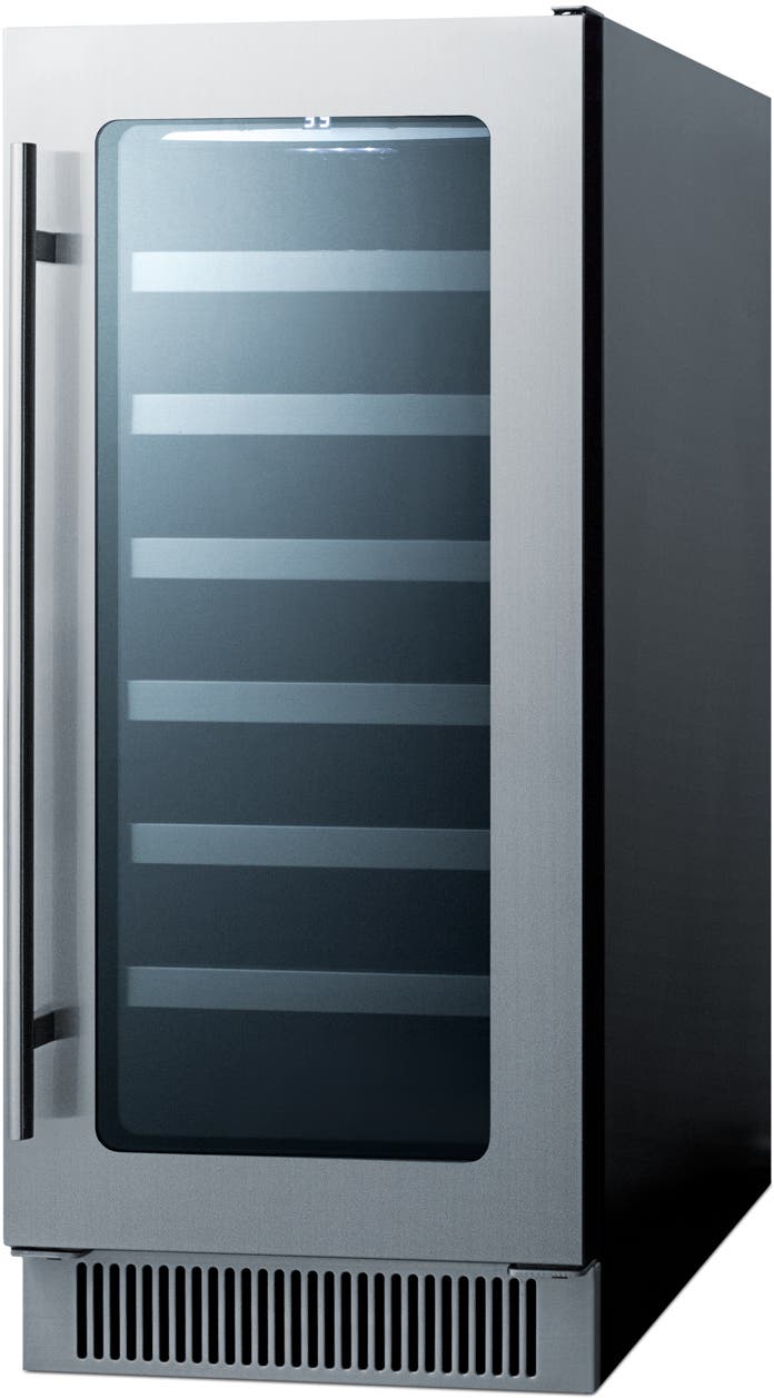 Summit CL15WC Stainless Steel and Black