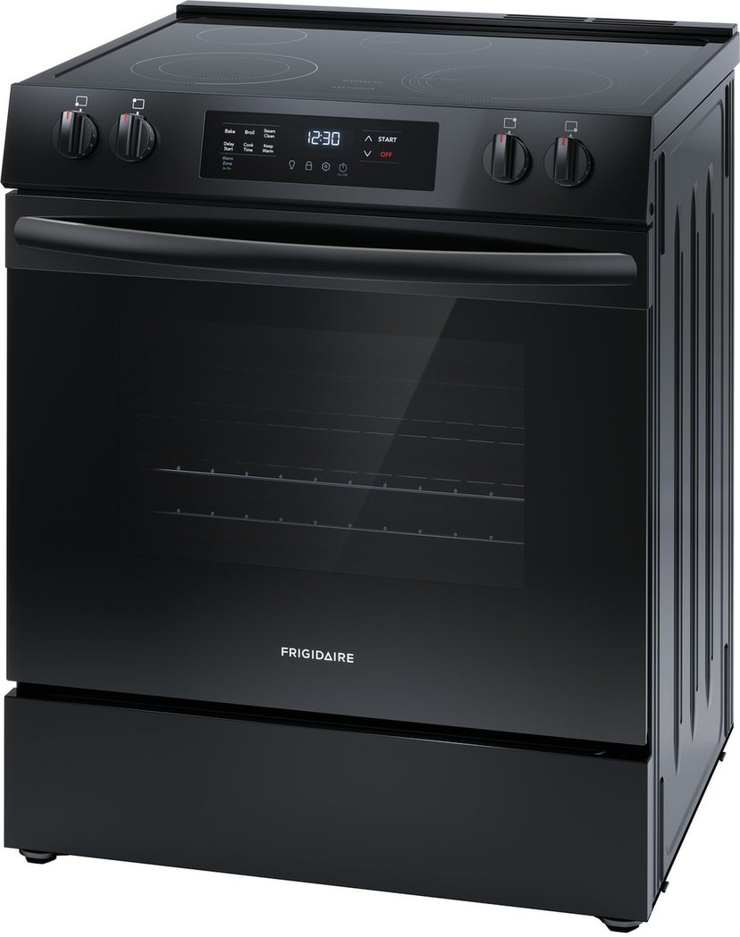 Frigidaire FCFE3062AB 30 Inch Freestanding Electric Range with 5.3 Cu. F...