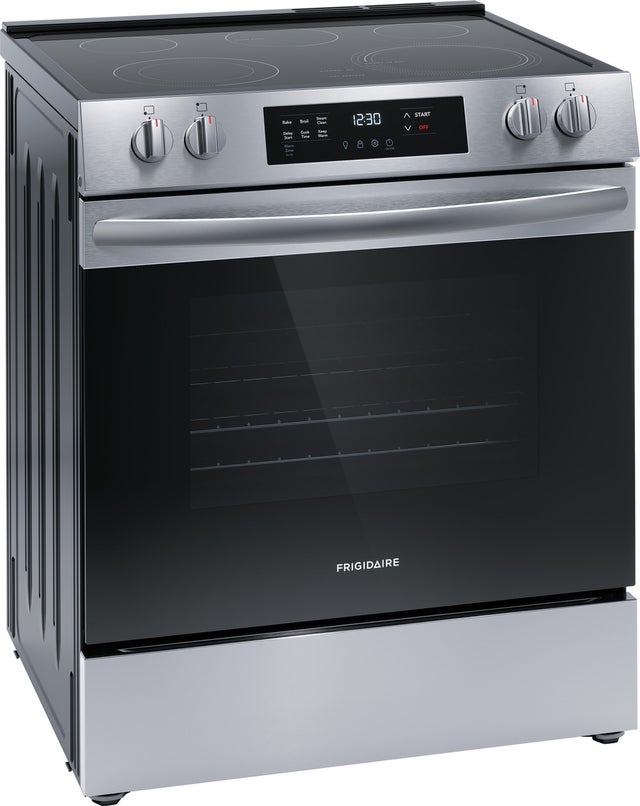 Frigidaire FCFE3062AS 30 Inch Freestanding Electric Range with 5.3 Cu. F...