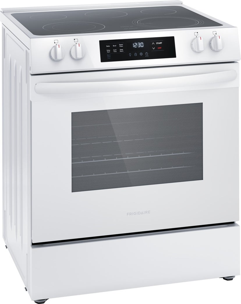 Frigidaire FCFE3062AW 30 Inch Freestanding Electric Range with 5.3 Cu. F...