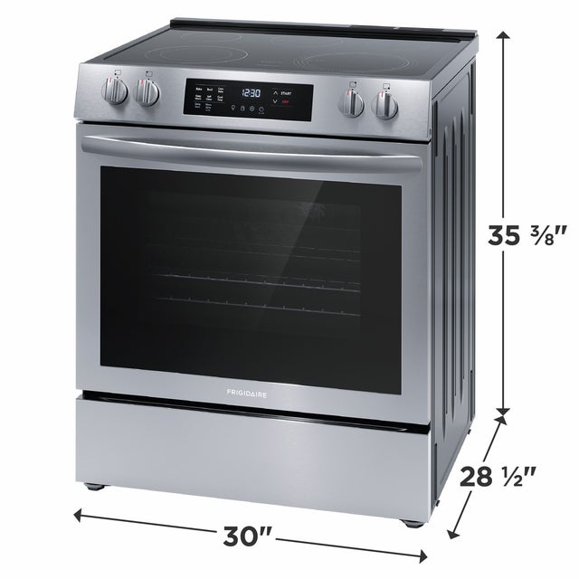 Frigidaire FCFE3083AS 30 Inch Electric Range: Stainless Steel