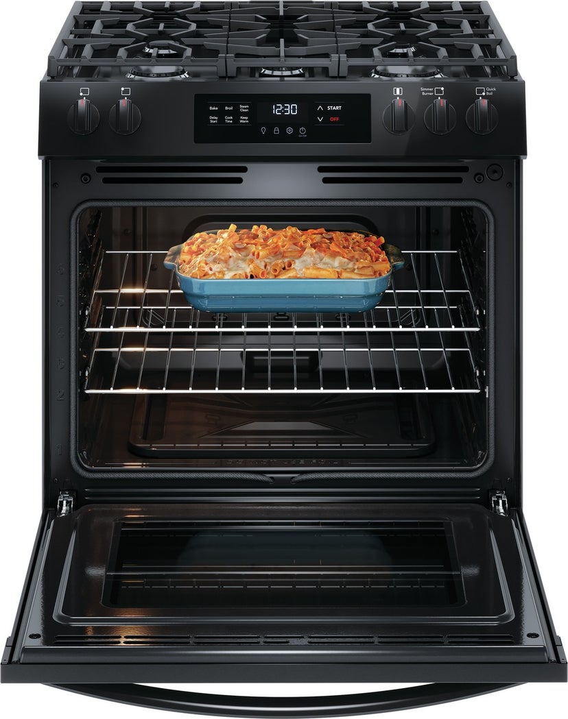 Frigidaire FCFG3062AB 30 Inch Gas Range: Black