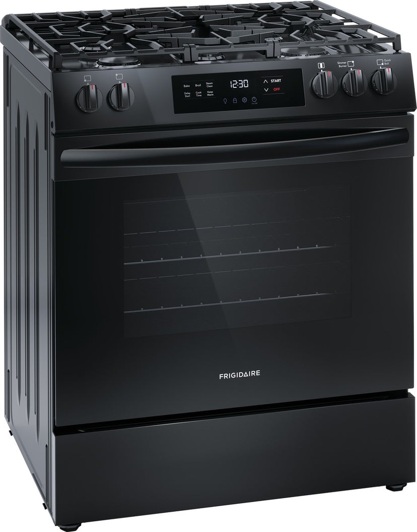 Frigidaire FCFG3062AB 30 Inch Gas Range: Black